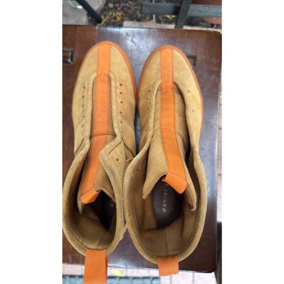 DANIEL PATRICK Size 9 Men's Orange Shoes Designer Used - Picture 3 of 7